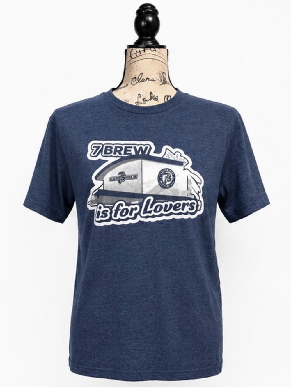 Limited Edition 7Brew 'is for Lovers' Navy Graphic Tee